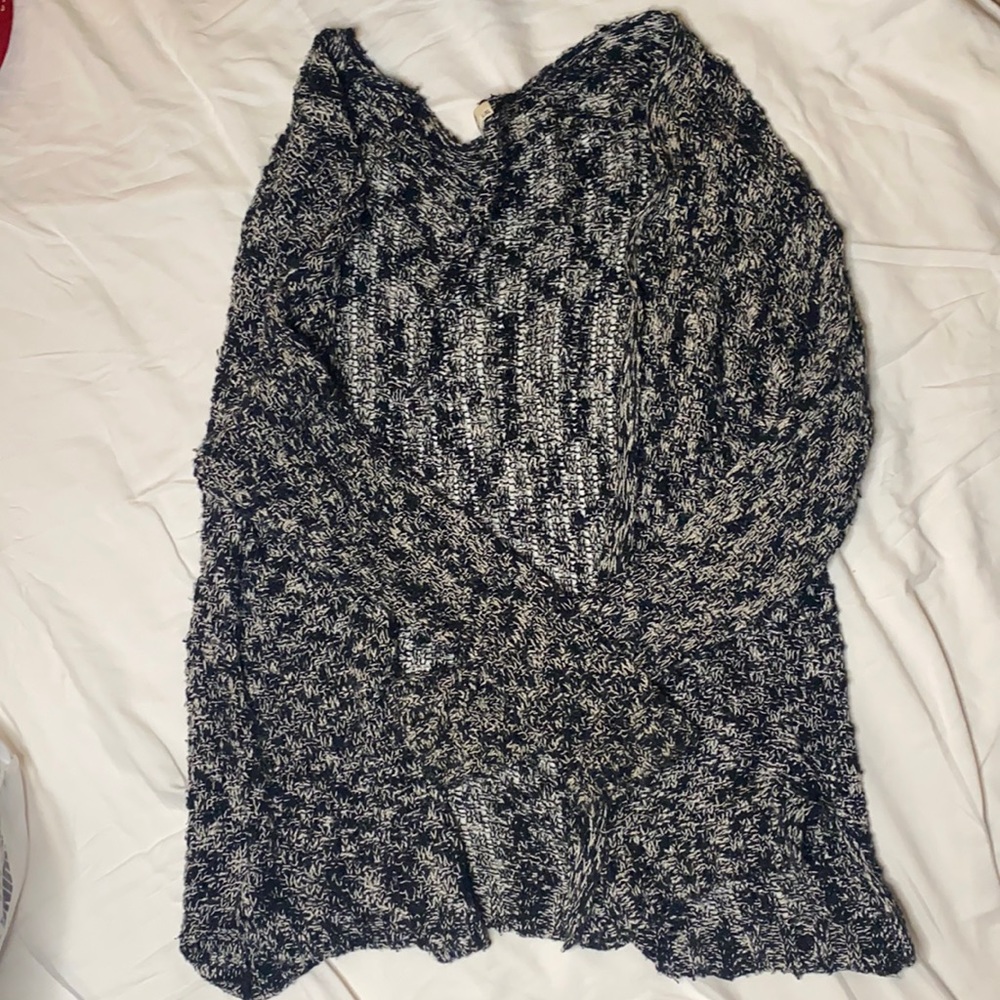 Black and white cardigan